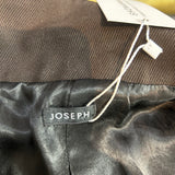 Joseph Deep Chocolate Ribbed Wool Jacket XS