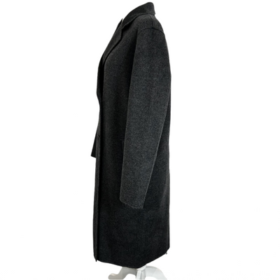 Claudie Pierlot Brand New £590 Charcoal Wool Blend Coat S