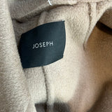 Joseph £855 Cocoa Double Faced Cashmere Mix Cadyn Coat XXS/XS