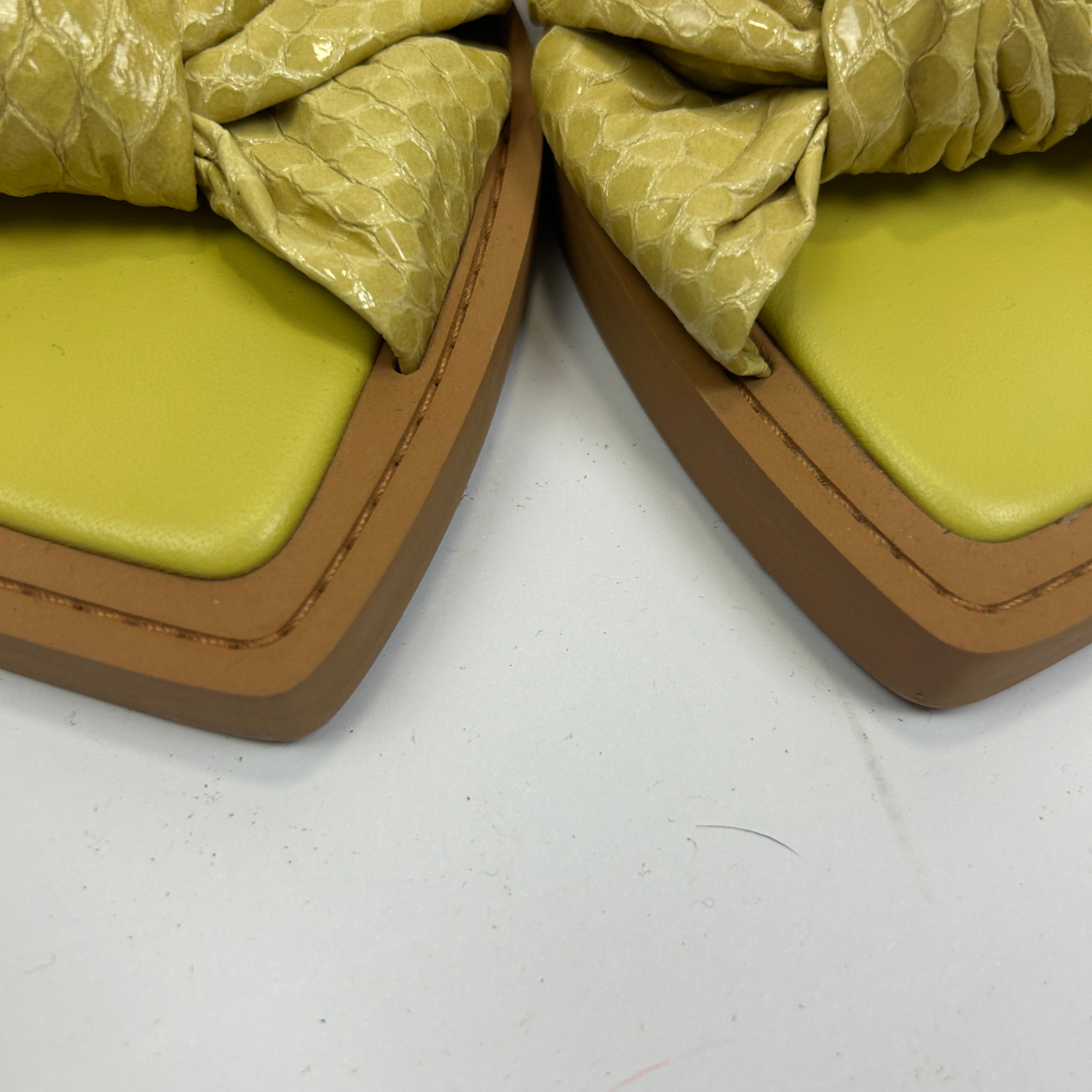 Jimmy Choo £370 Tropica Gel Snake Slides 39