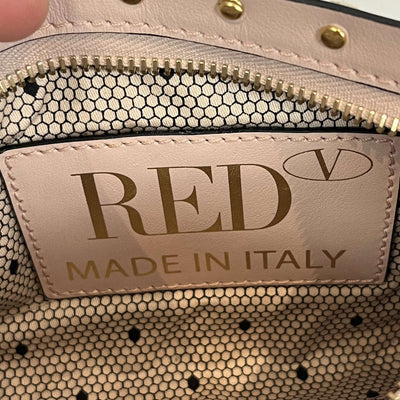 Red Valentino Brand New £340 Nude Metallic Studded Evening Bag