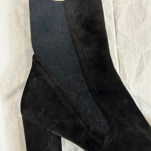 Stuart Weitzman Brand New £550 Black Suede Ankle Boots 38