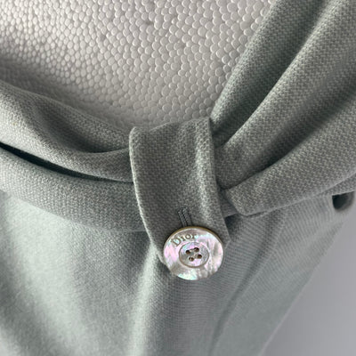 Christian Dior Mint Wool Midi Dress L