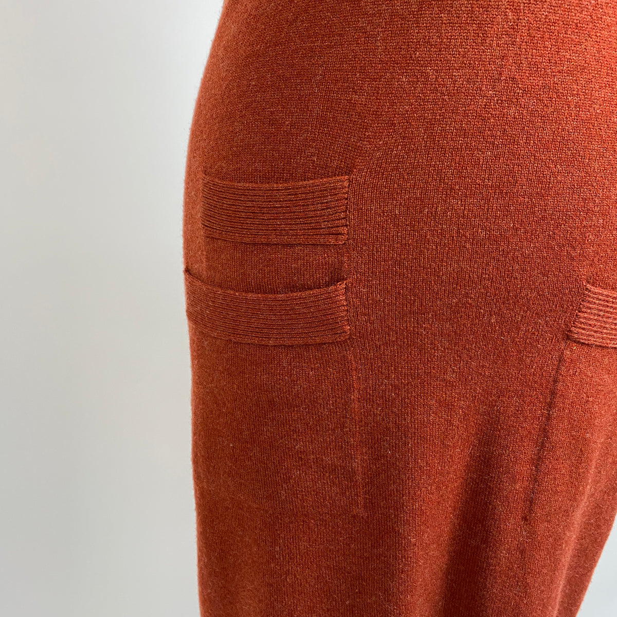 Hermes Ginger Cashmere Knit Midi Dress XS