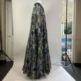 Orient 499 £1000 Lilac & Lavender Silk Maxi Dress XS/S