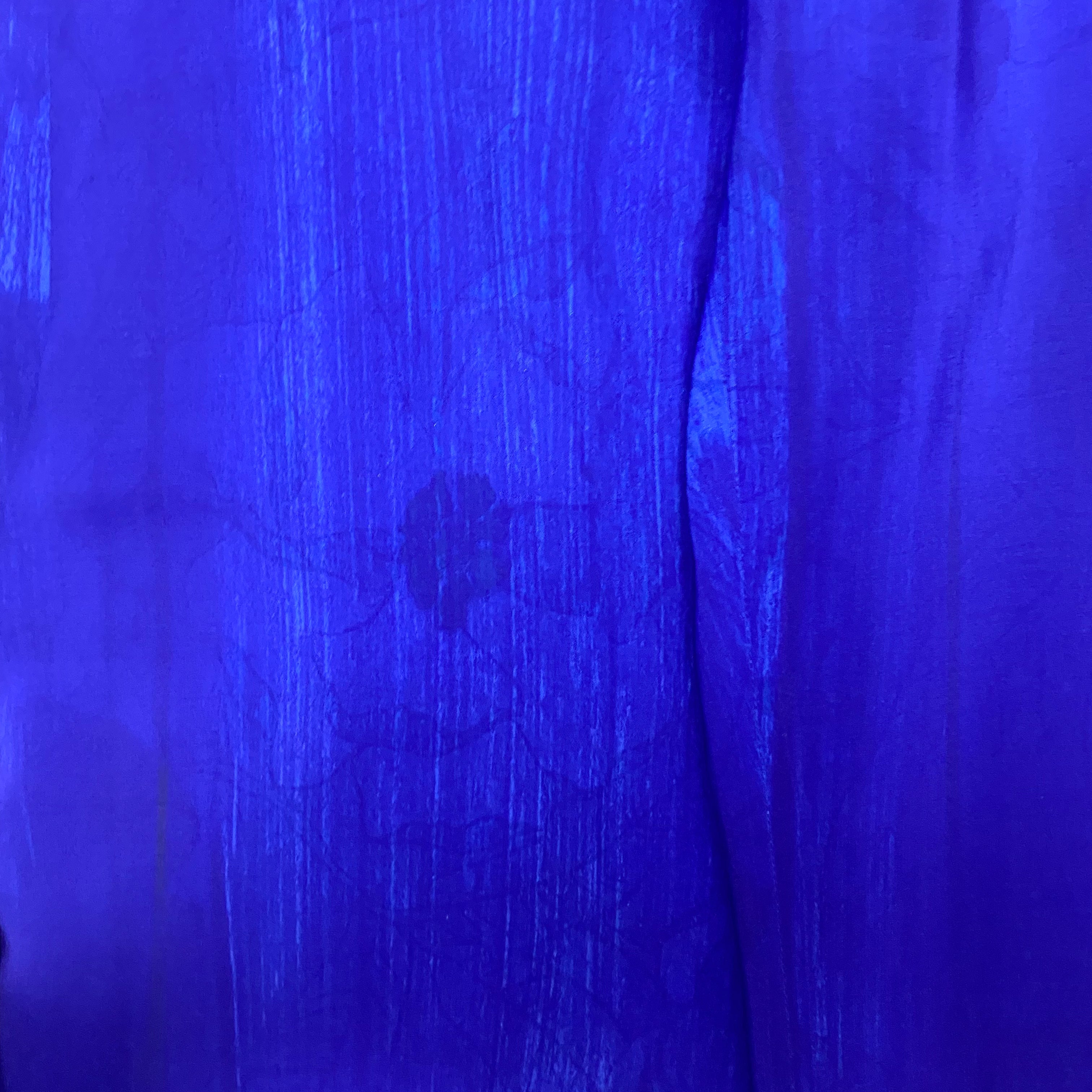 Dries Van Noten Cobalt Silk Pull-On Palazzo Pants XXL