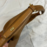 Gucci Vintage Camel Leather Small Hobo Bag