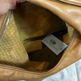 Gucci Vintage Camel Leather Small Hobo Bag