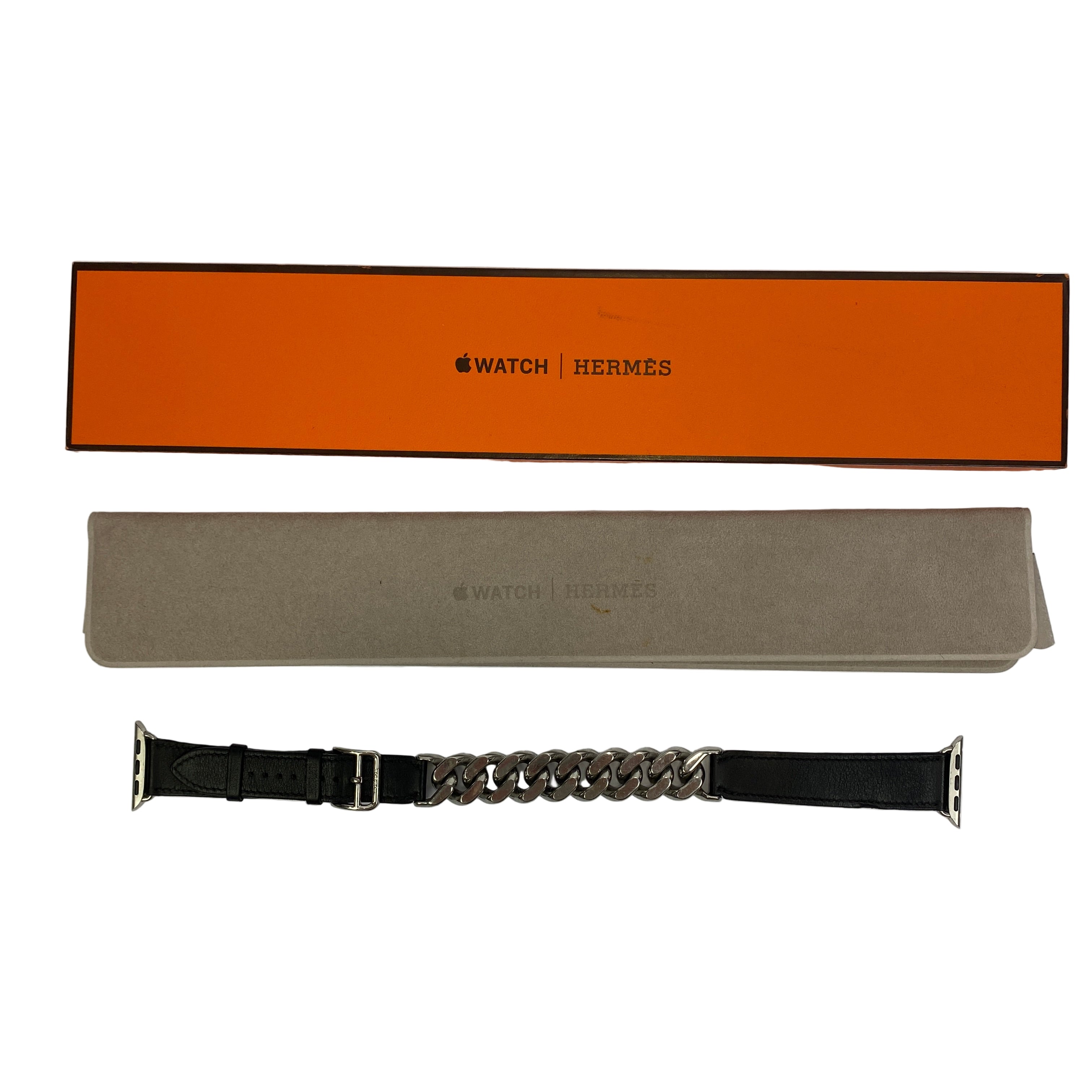 Hermès x Apple Double Tour Gourmette Chain Watch Strap 42mm