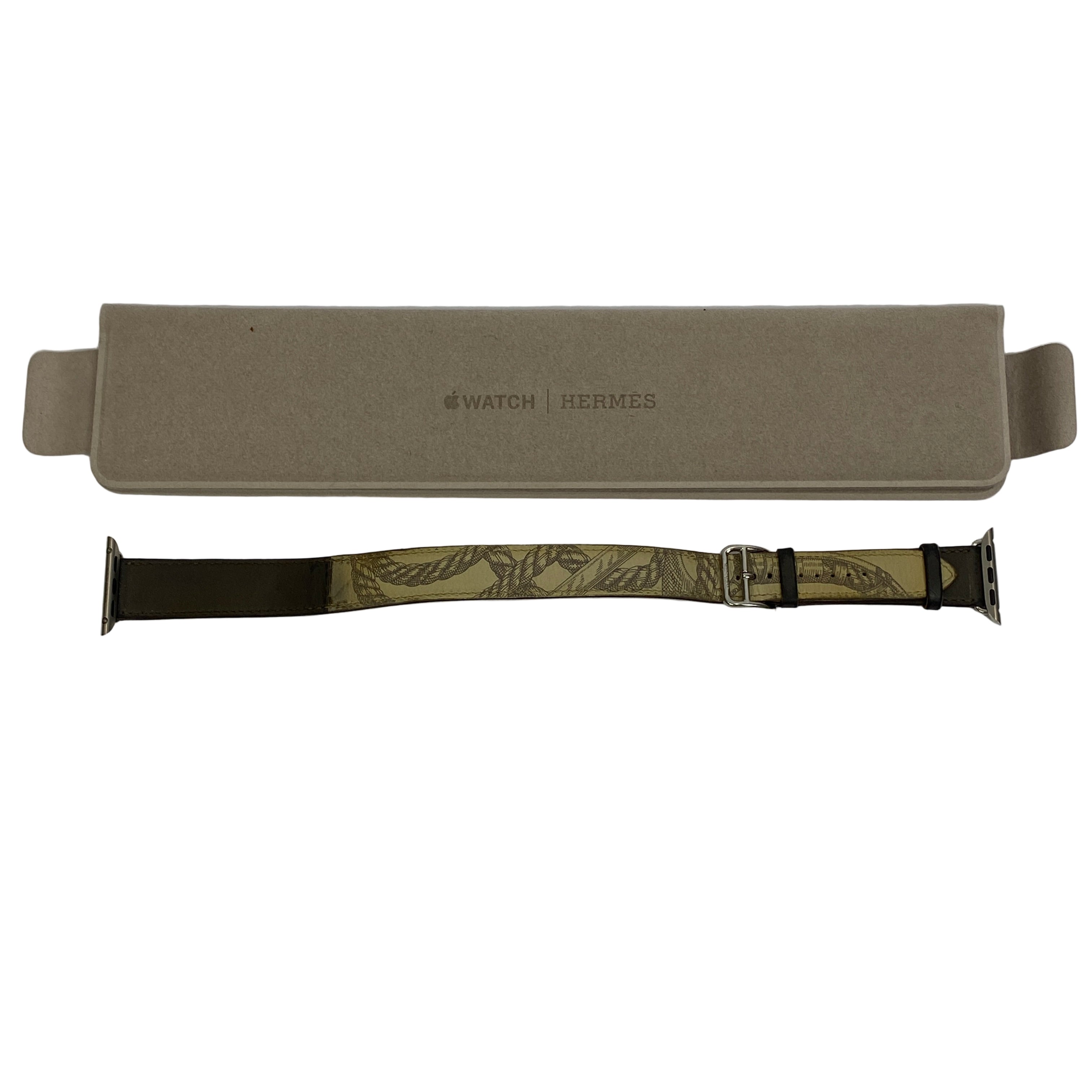 Hermès x Apple Double Tour Etain Rope Watch Strap 42mm