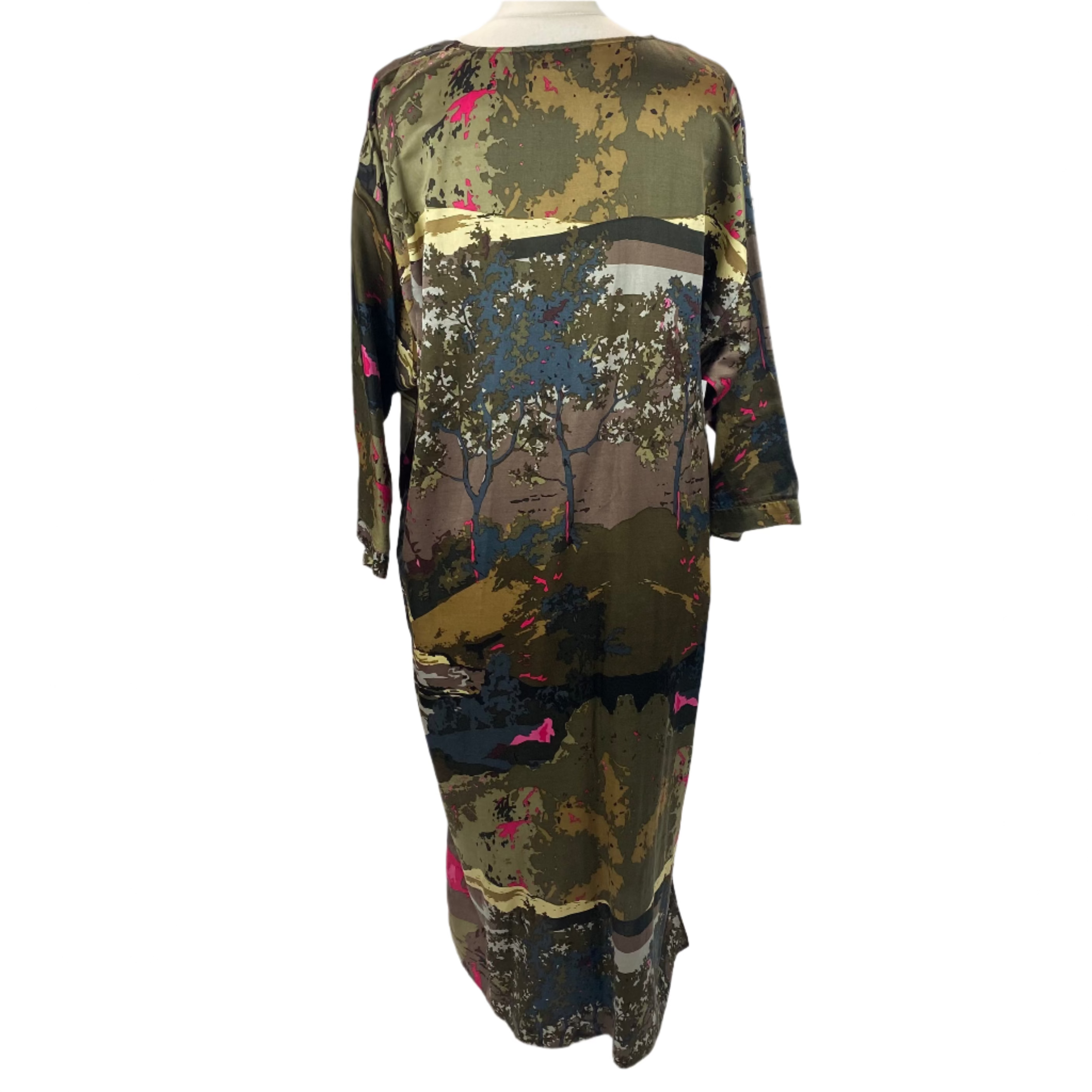 Lise Charmel £236 Landscape Print Satin Tunic Dress L/XL