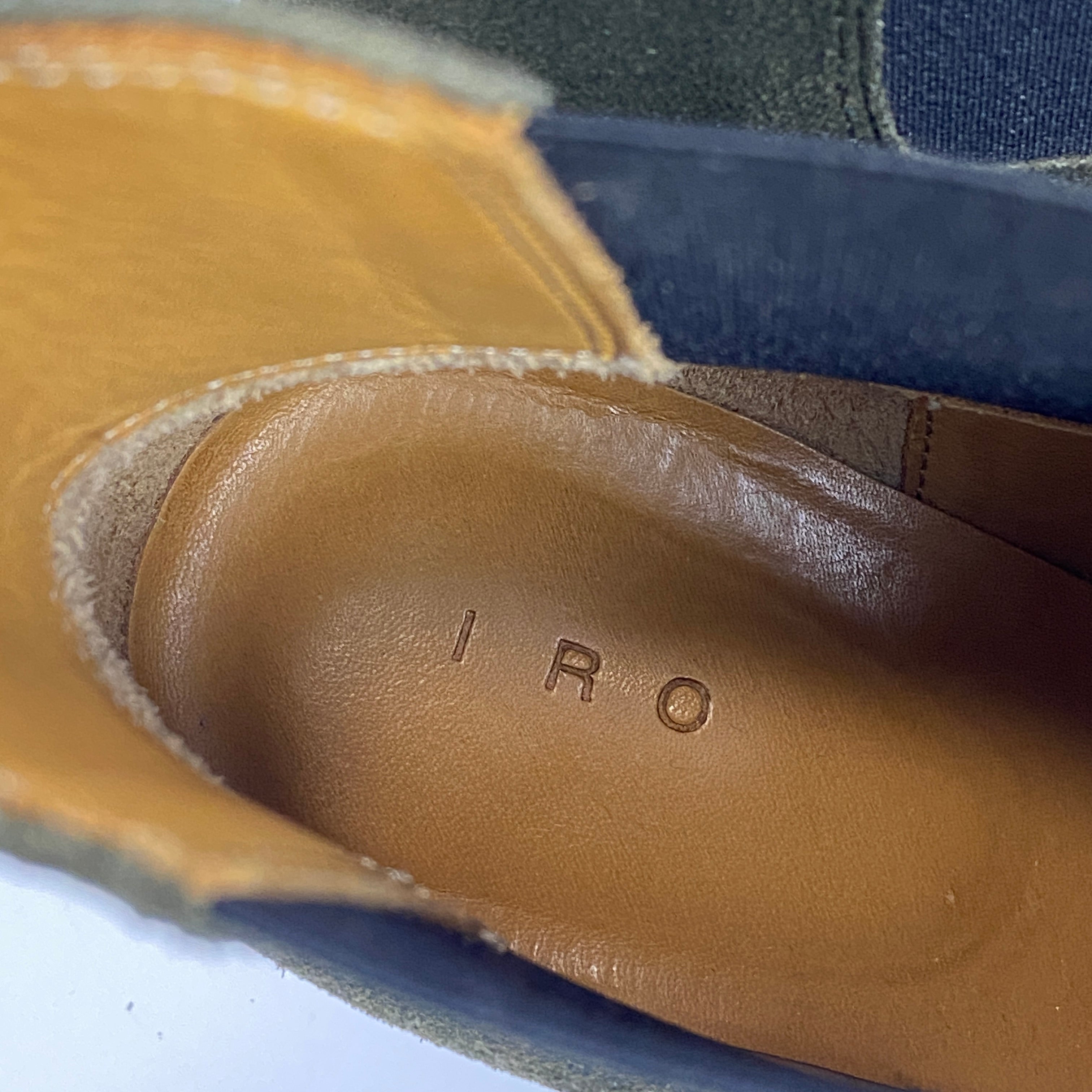 IRO Olive Suede Yvette Ankle Boots 41