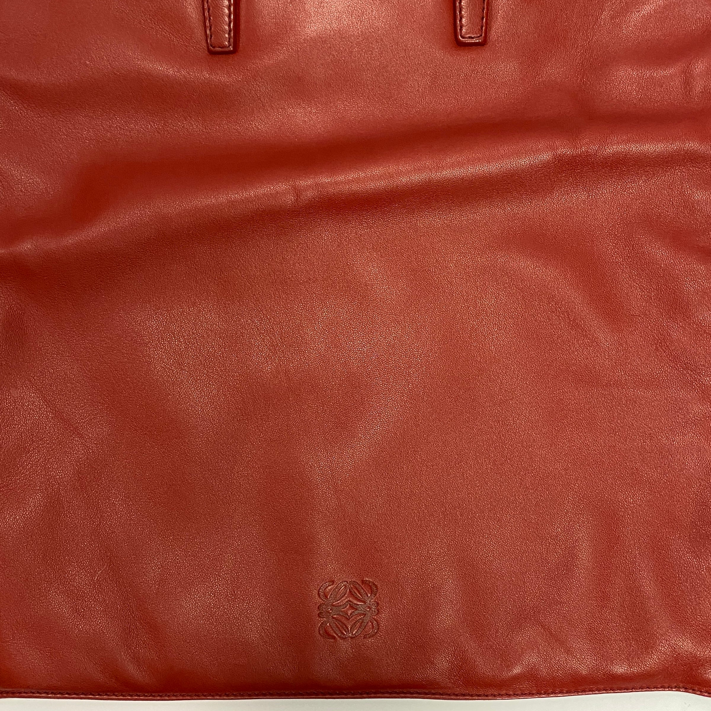 Loewe Ruby Nappa Leather Square Tote Bag