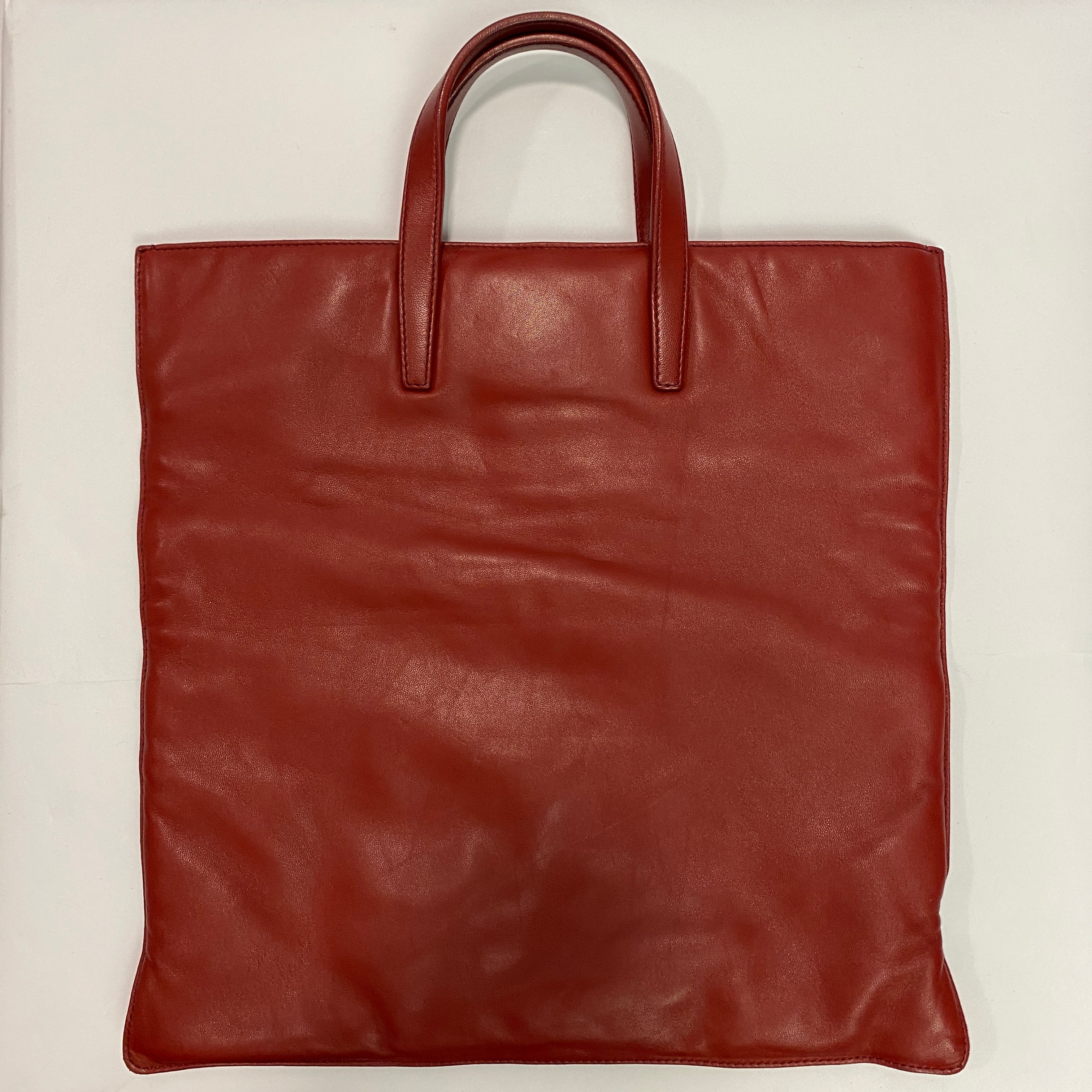 Loewe Ruby Nappa Leather Square Tote Bag