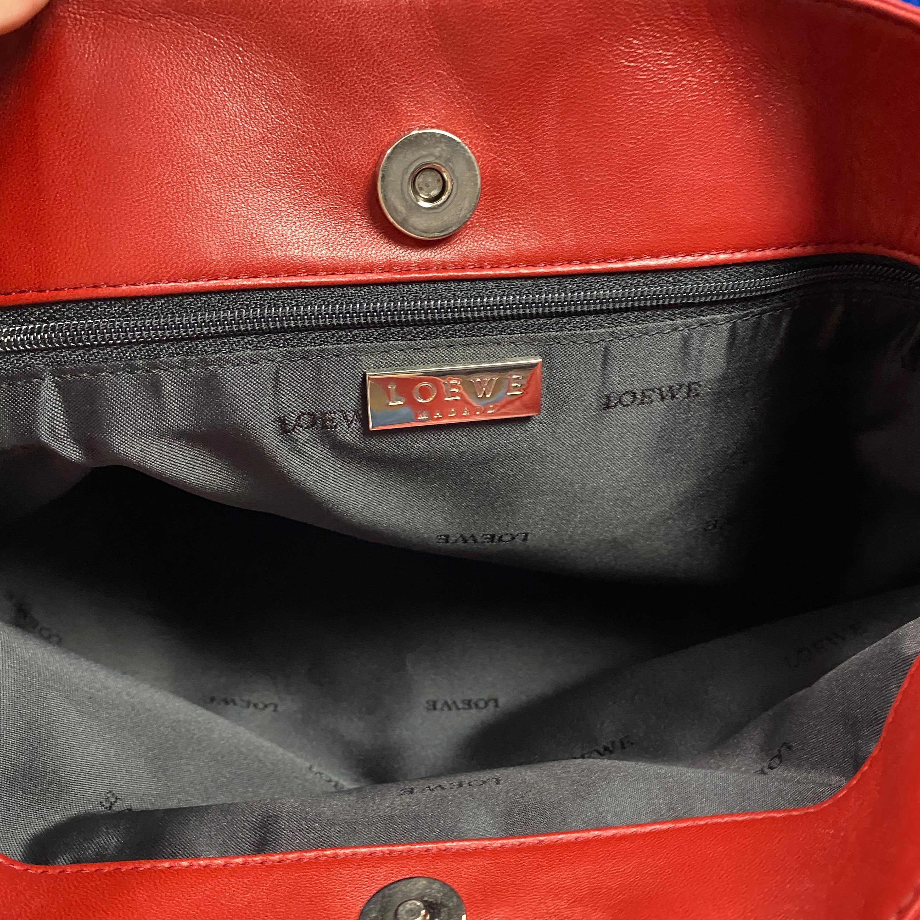 Loewe Ruby Nappa Leather Square Tote Bag
