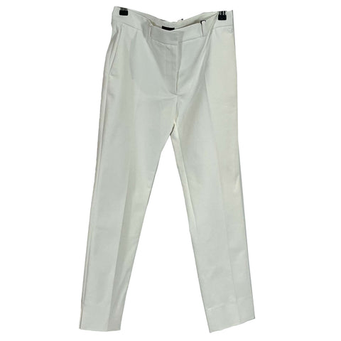 Joseph Brand New £215 White Bing Court Double Cotton Pants XS