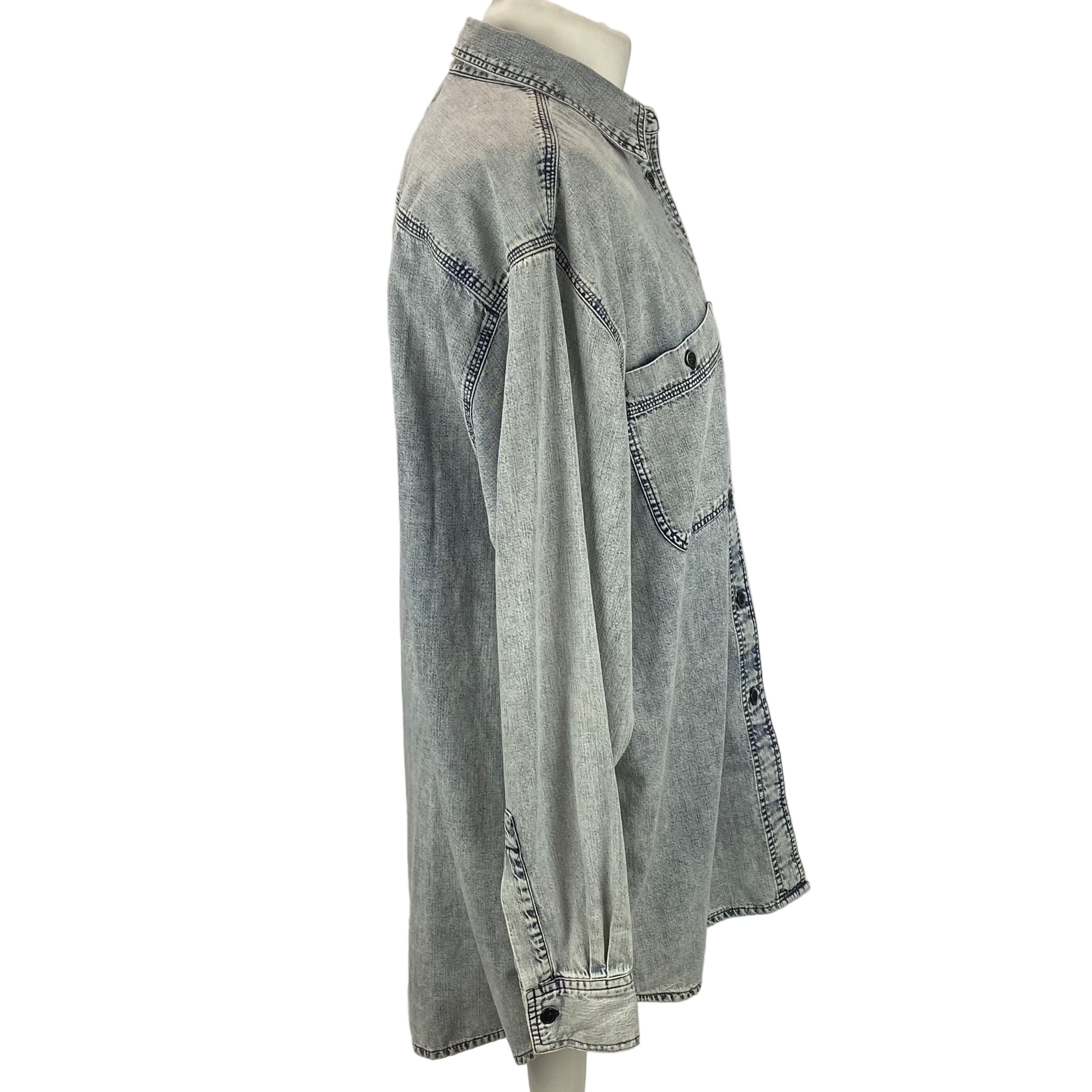 Isabel Marant New Acid Wash Denim Oversized Shirt S/M/L/XL