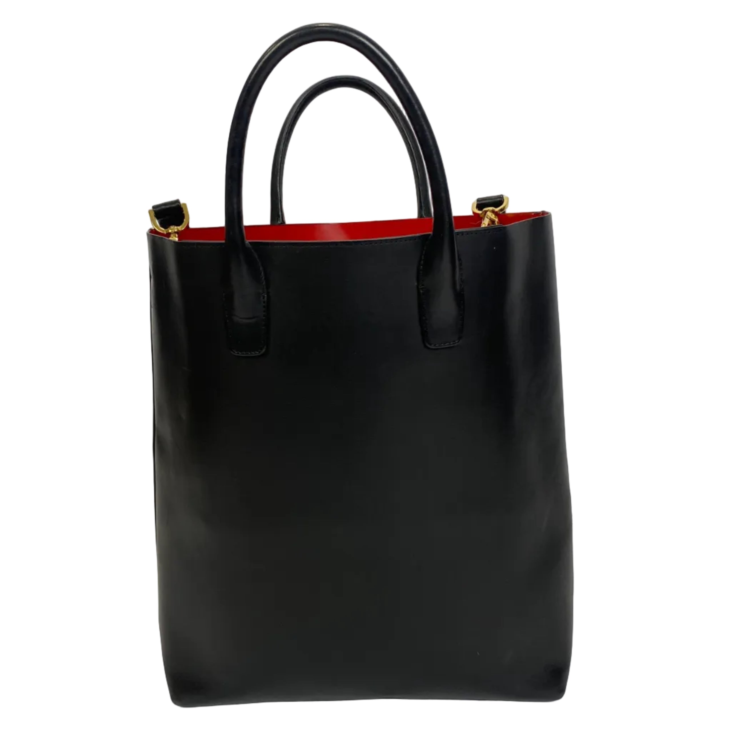 Mansur Gavriel £665 Black Smooth East West Calf Tote Bag