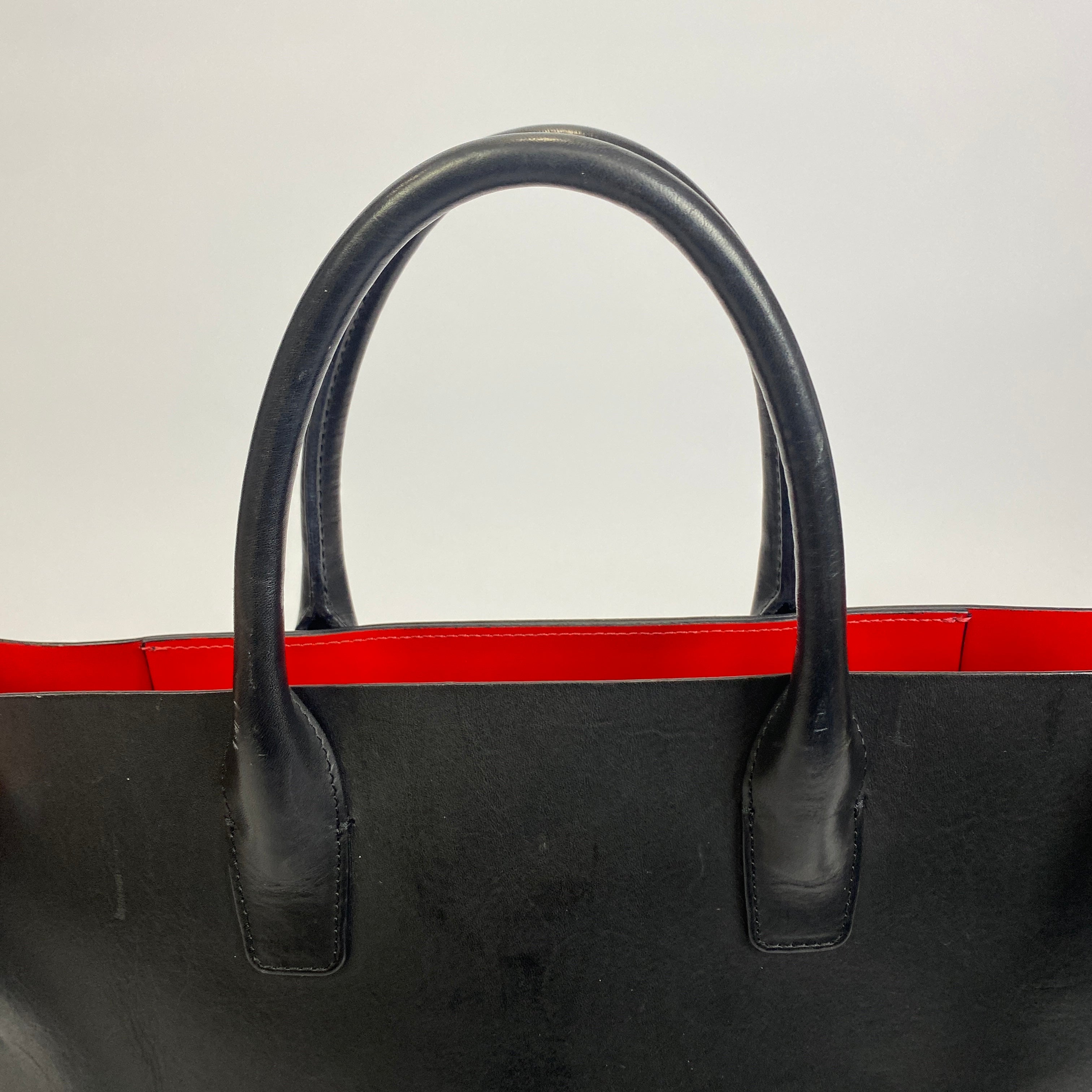 Mansur Gavriel £665 Black Smooth East West Calf Tote Bag