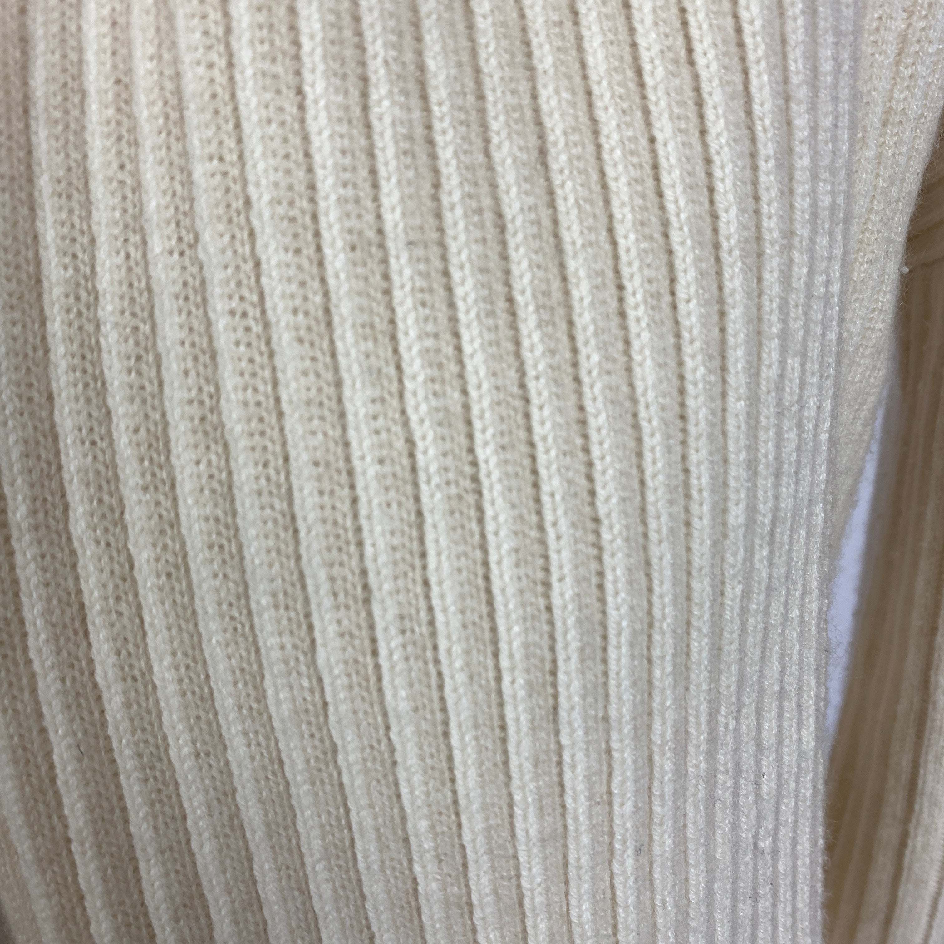 Theory Cream Rib Cashmere Oversized Cardigan S