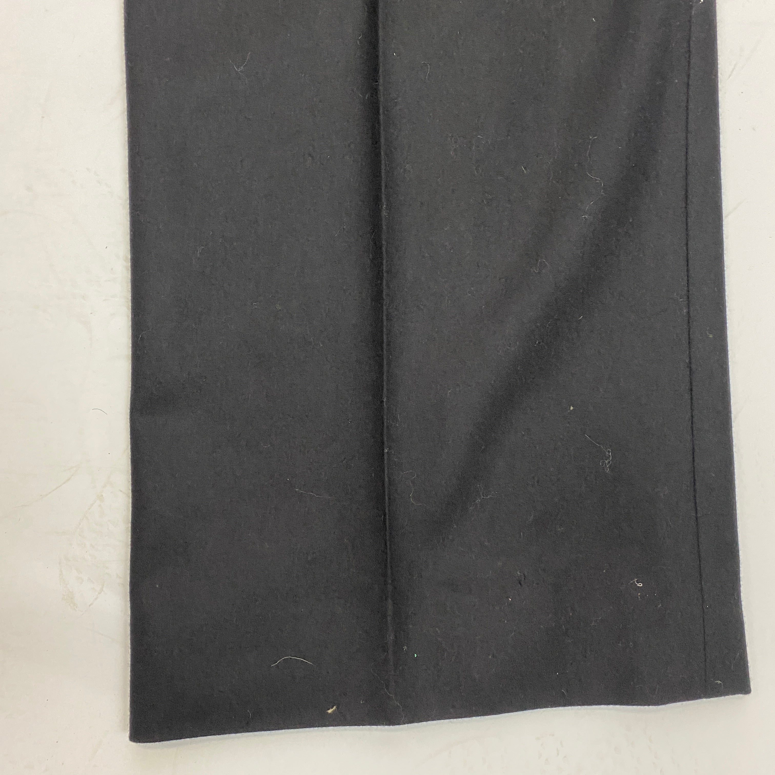 Chanel New Black Wool Wide Leg Trousers XS/S