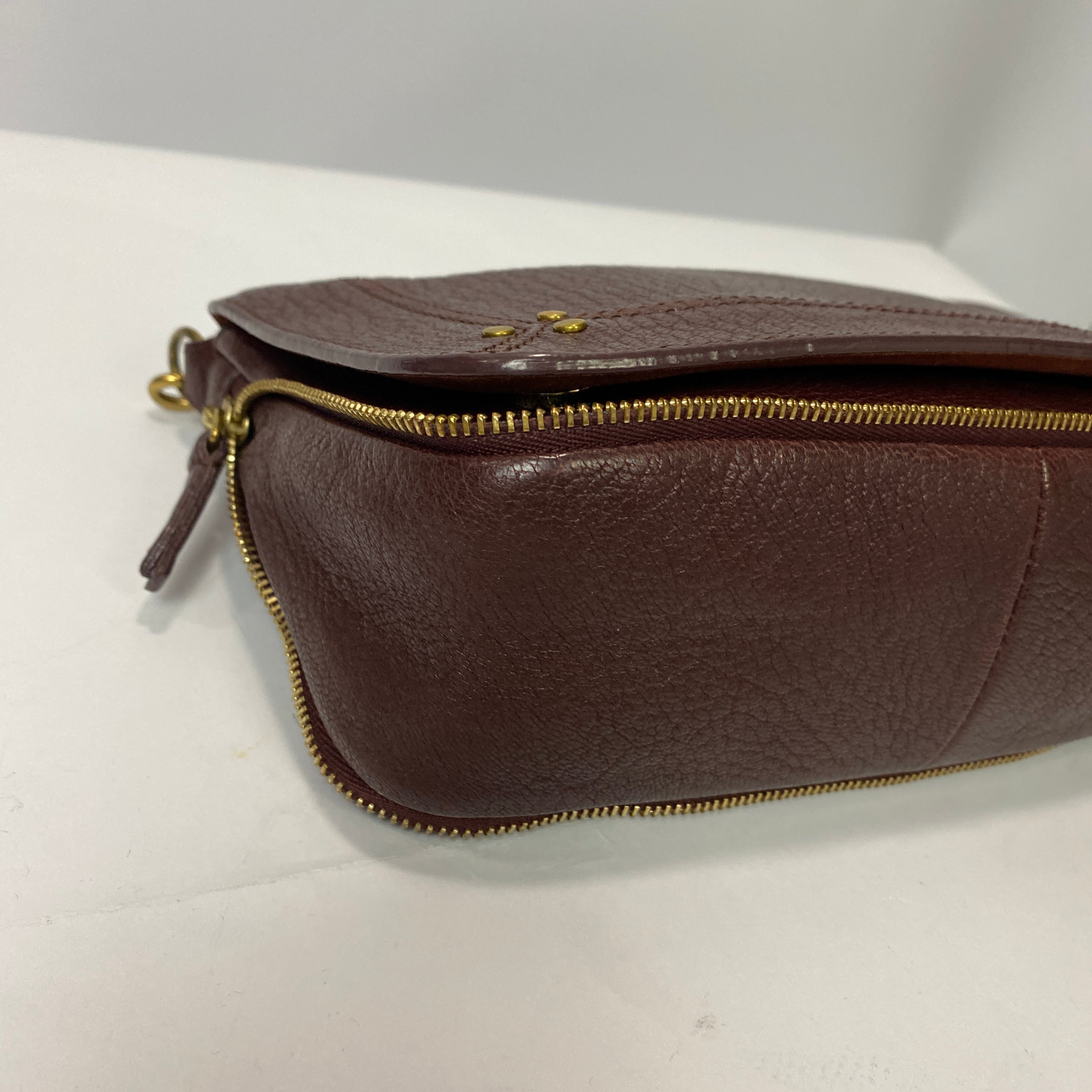 Jerome Dreyfuss Burgundy Small Bobi Crossbody Bag