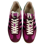 Gucci x Adidas Brand New Pink Velvet Gazelle Trainers UK7