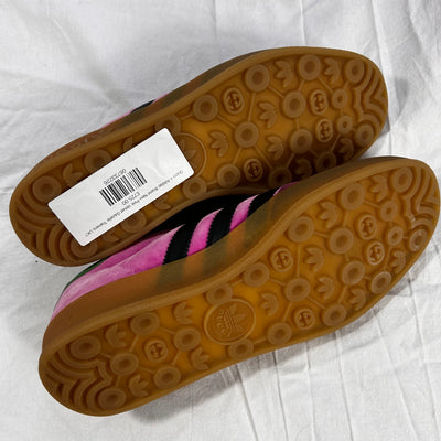 Gucci x Adidas Brand New Pink Velvet Gazelle Trainers UK7