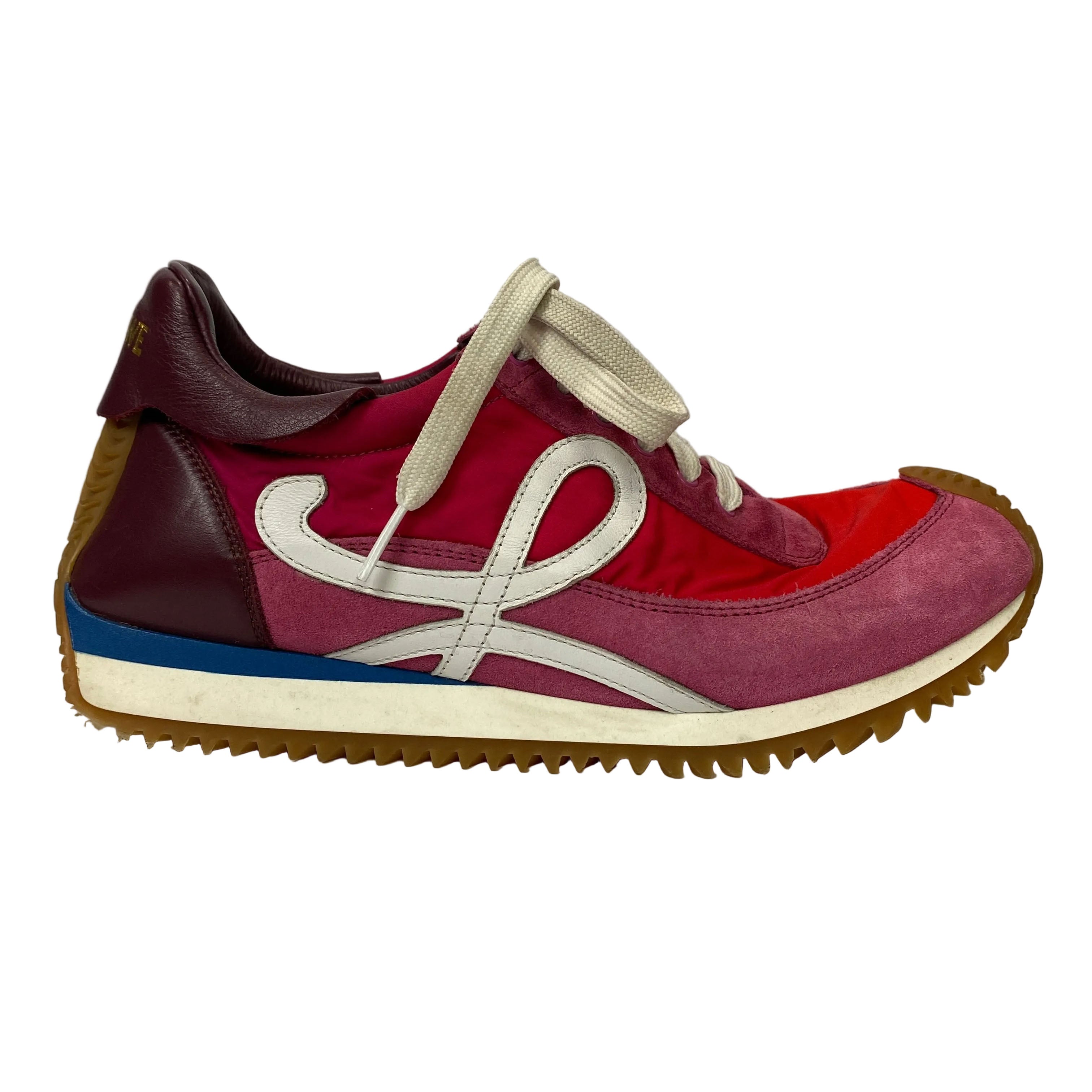 Loewe £625 Pink Flow Runner 2.0 Trainers 39