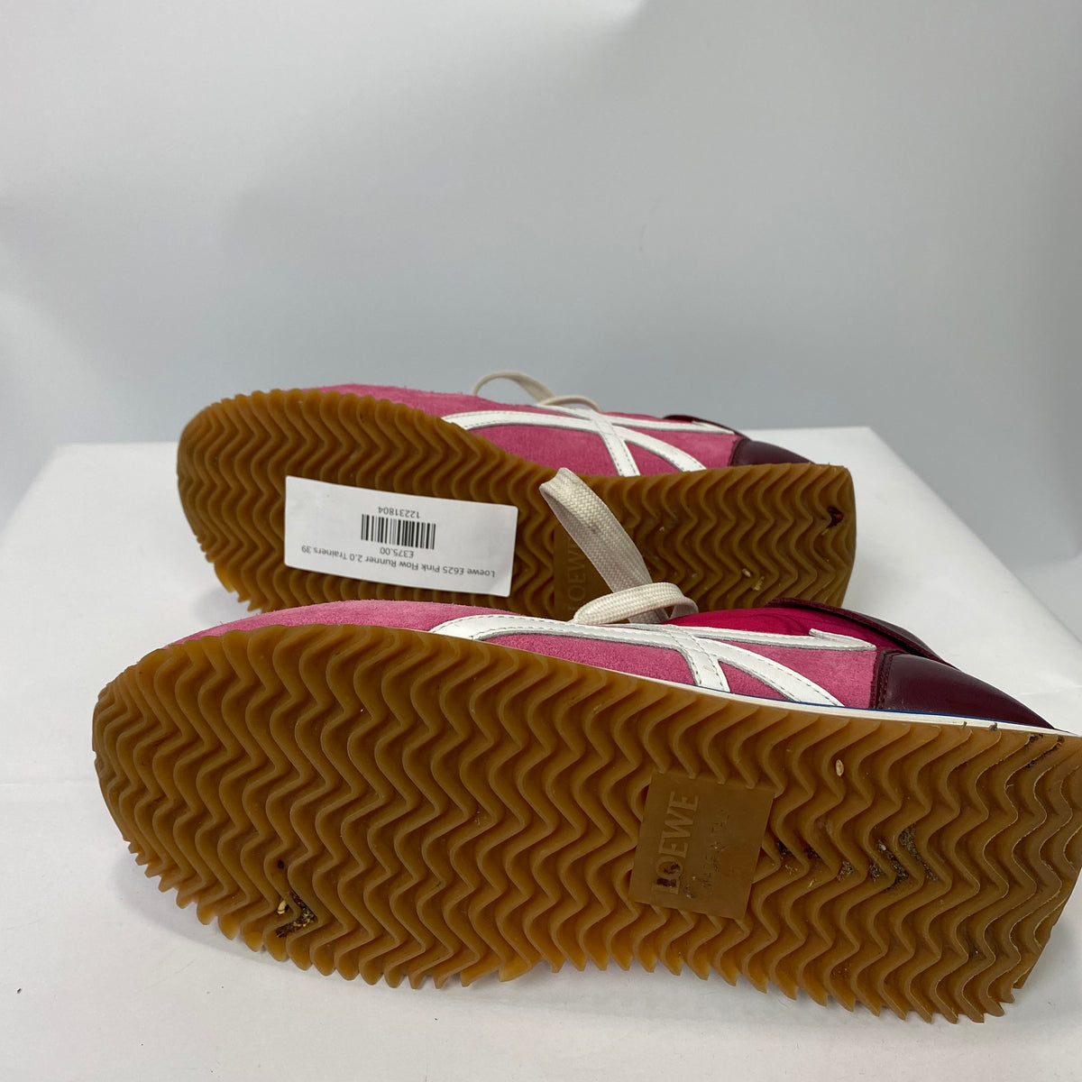 Loewe £625 Pink Flow Runner 2.0 Trainers 39