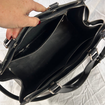 Louis Vuitton Black Epi Leather MM Brea Bag