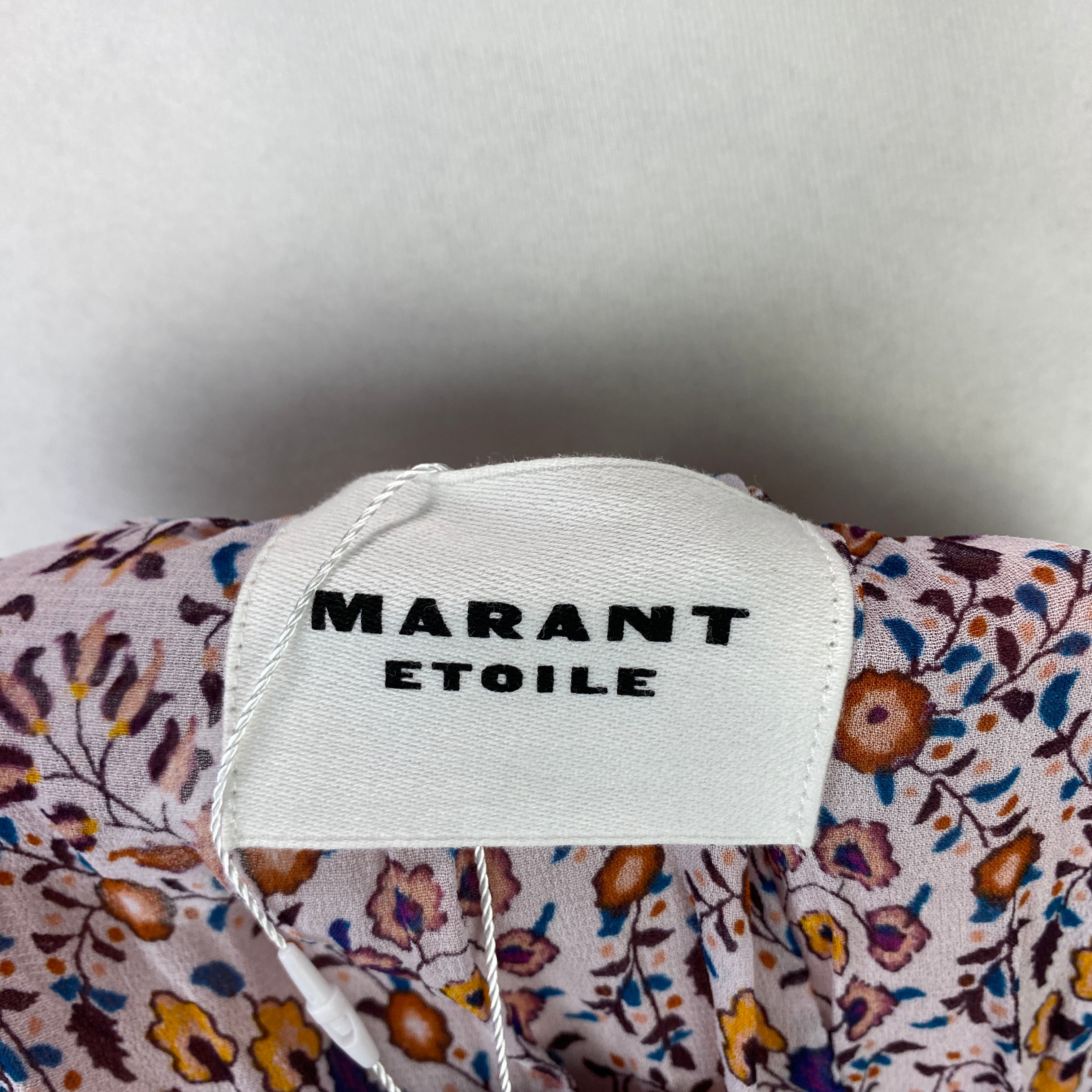 Isabel Marant Etoile New £720 Ivory Floral Chiffon Naema Maxi Dress M