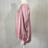 Zadig & Voltaire £280 Pink Telia Satin Tunic Blouse M