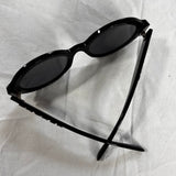 Chanel £450 Black Round 5410 Sunglasses