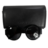 Chanel £450 Black Round 5410 Sunglasses