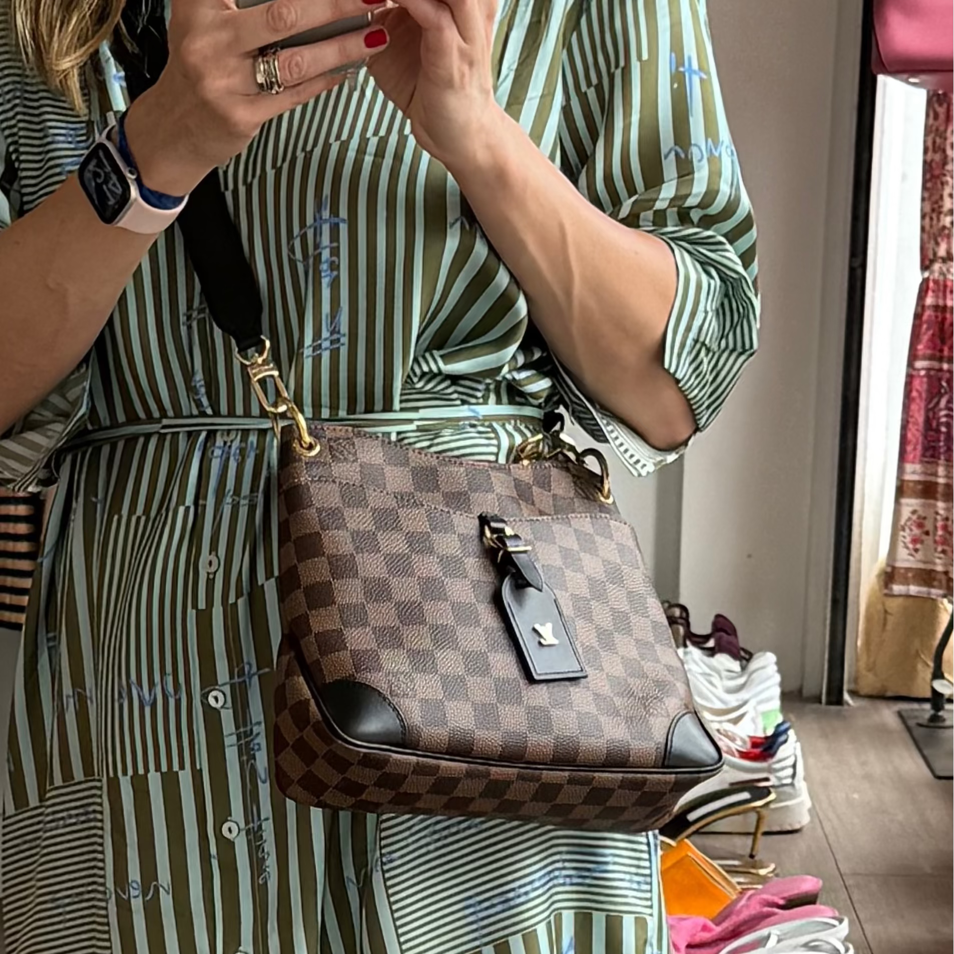 Louis Vuitton New £1360 Daimer PM Odeon Shoulderbag