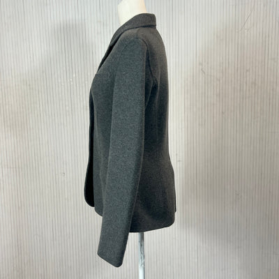 Loro Piana Charcoal Knit Baby Cashmere Jacket S