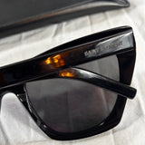 Saint Laurent £240 Black Kate SL214 Sunglasses