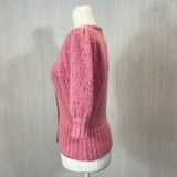 Wyse New Sorbet Wool & Mohair Short Sleeve Cardigan S/M