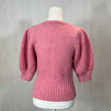 Wyse New Sorbet Wool & Mohair Short Sleeve Cardigan S/M