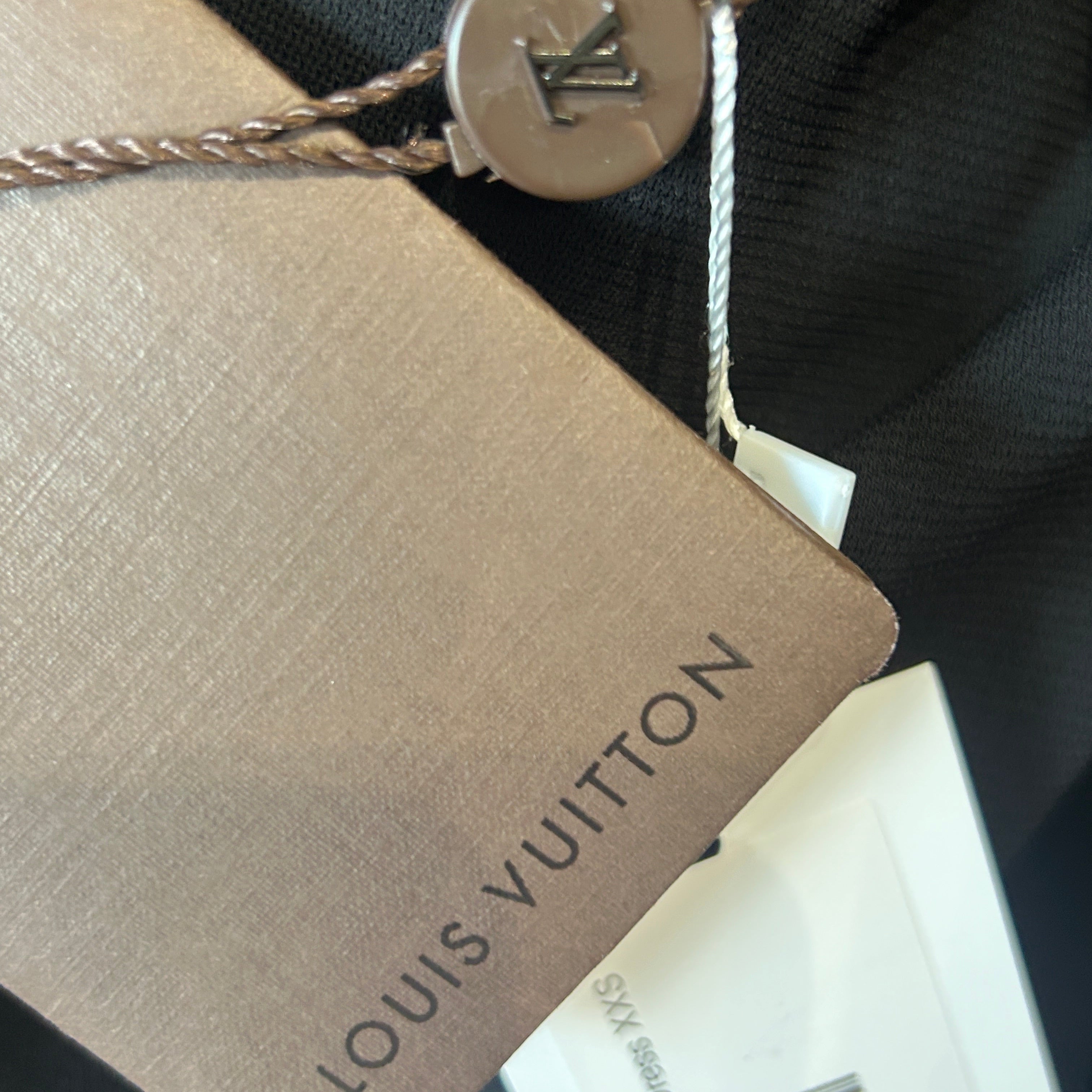 Louis Vuitton New Black Fit & Flare Dress XXS
