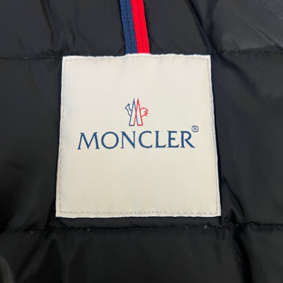 Moncler £1800 Mid Grey Arriette Quilted Parka Coat M