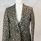 Zadig & Voltaire Metallic Veda Leopard Jacket M