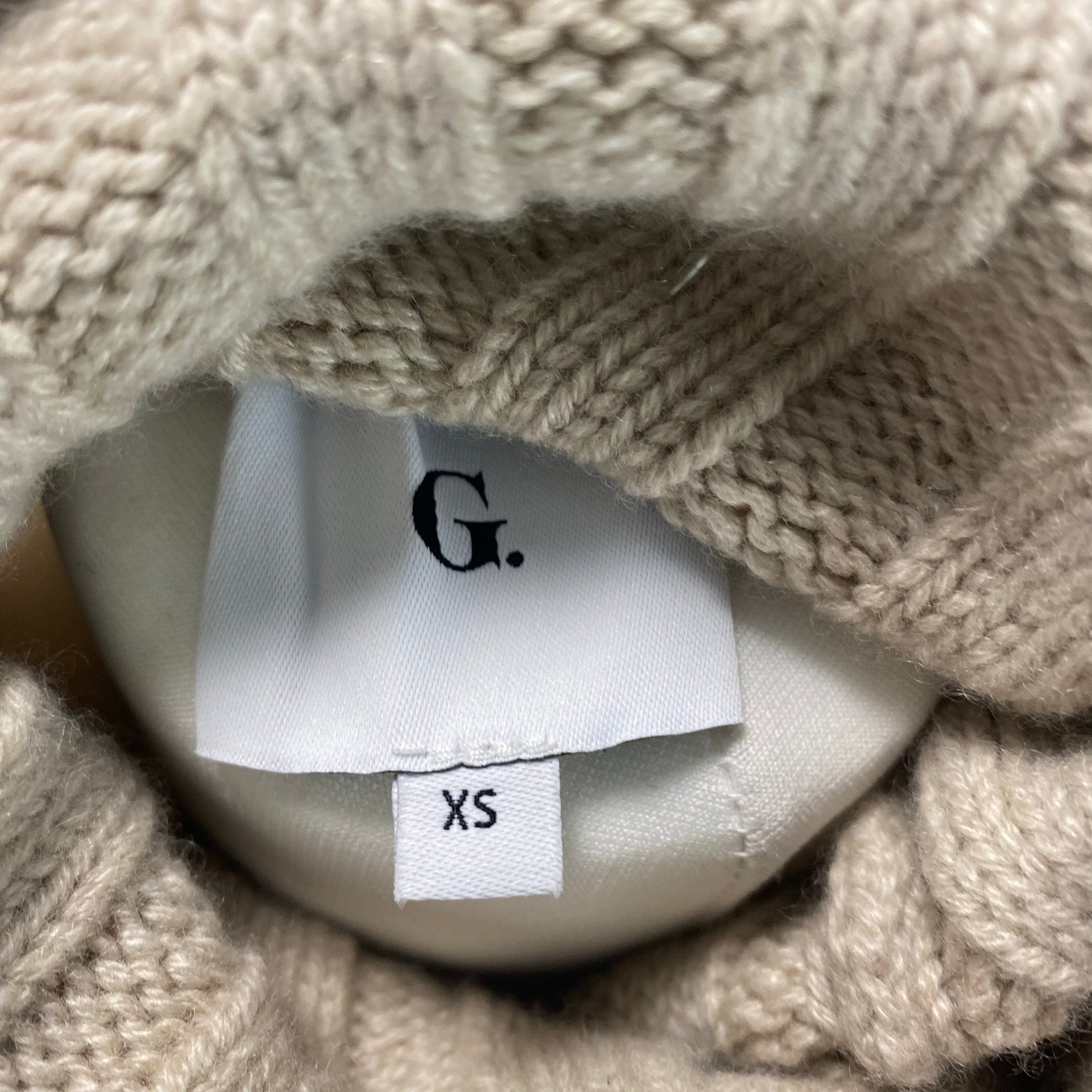 G Goop £545 Vanilla Cashmere Roll Neck Sweater XS