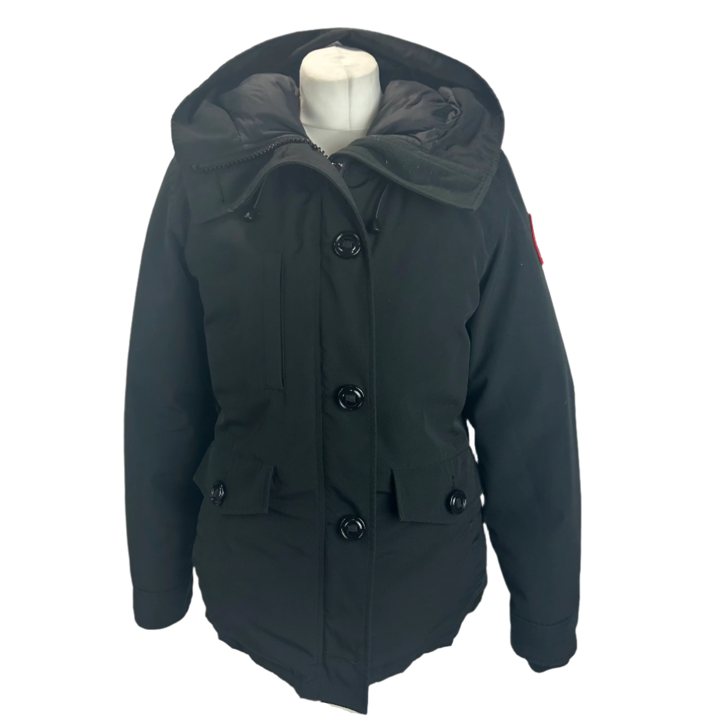 Canada Goose £1325 Black Rossclair Coat M
