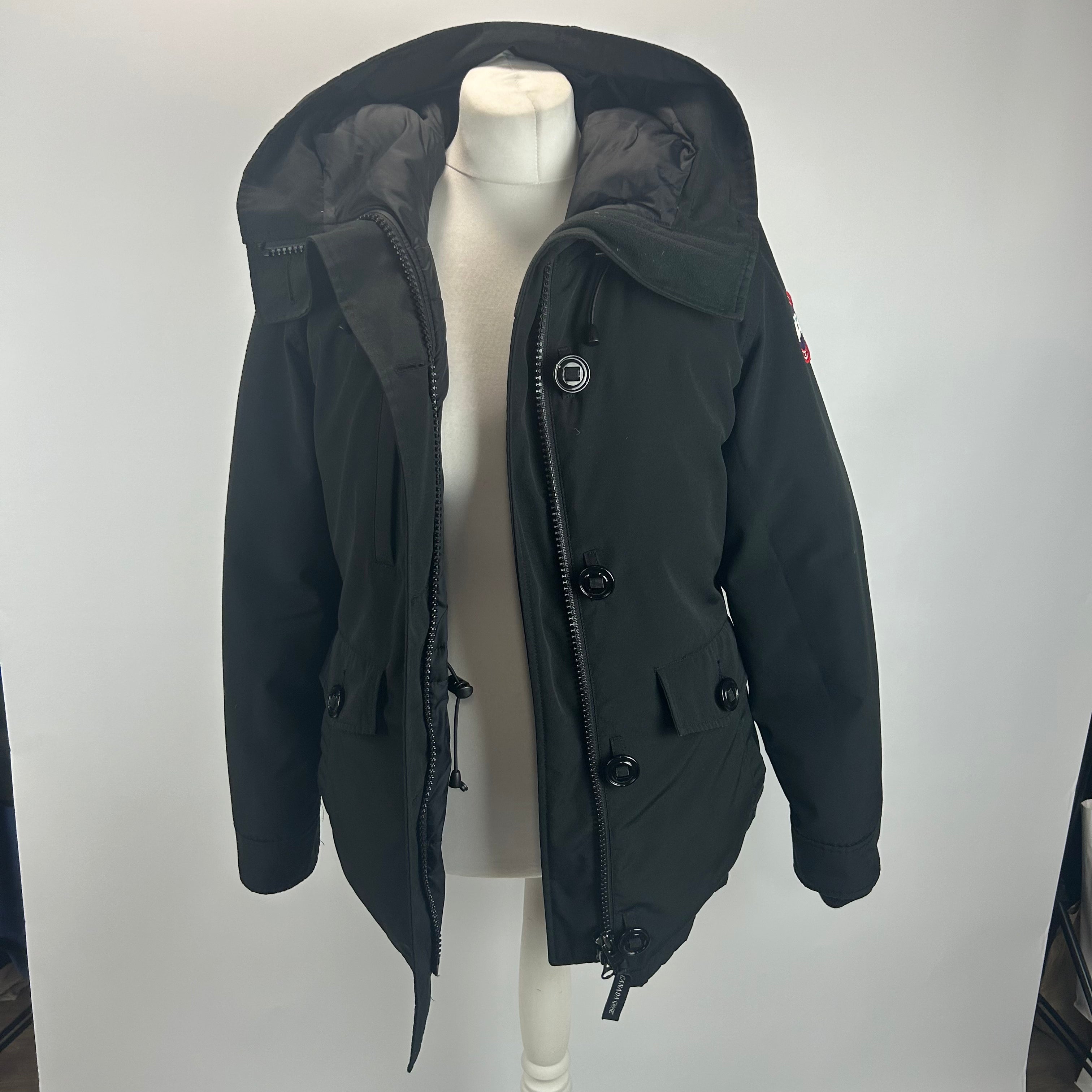 Canada Goose £1325 Black Rossclair Coat M