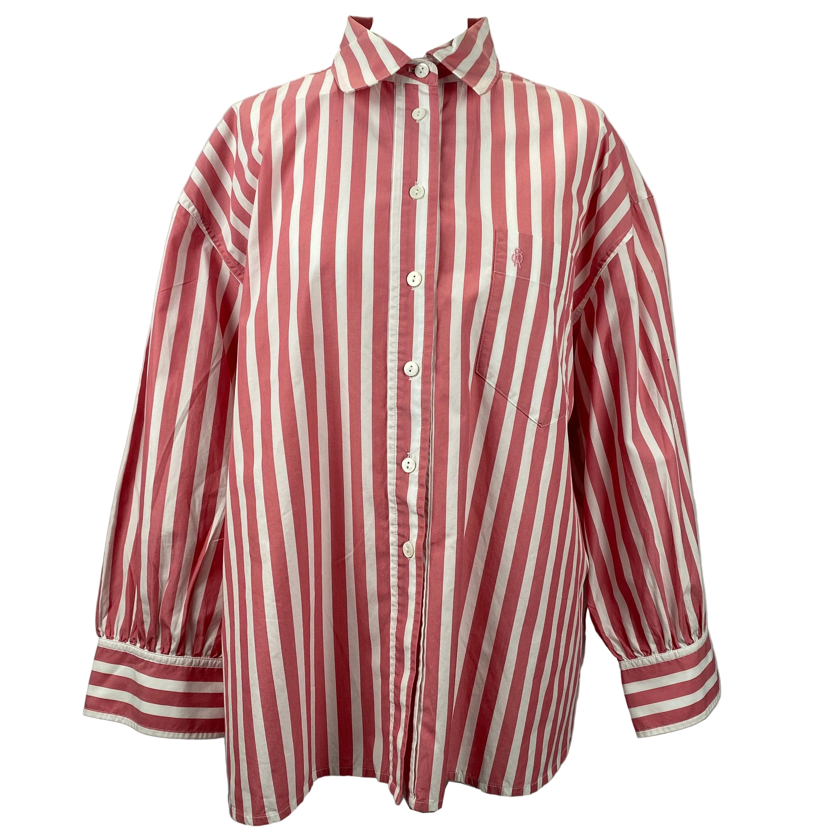 Suzie Kondi New £340 Stripe Oversized Cotton Shirt M/L/XL