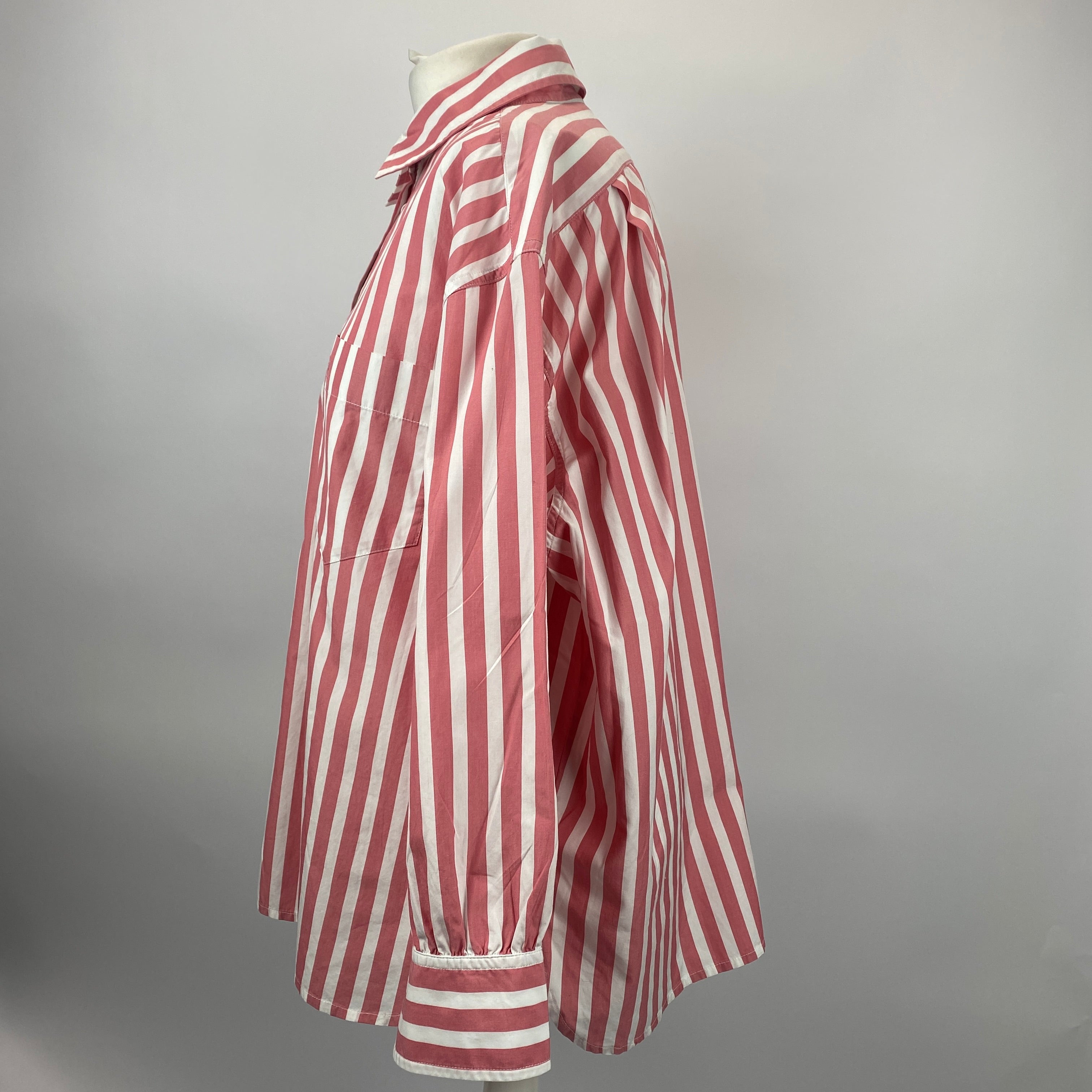 Suzie Kondi New £340 Stripe Oversized Cotton Shirt M/L/XL