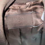 Prada Vintage Chocolate Stretch Safari Jacket XXS