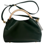 Elleme Brand New £405 Green Leather Madeleine Bag